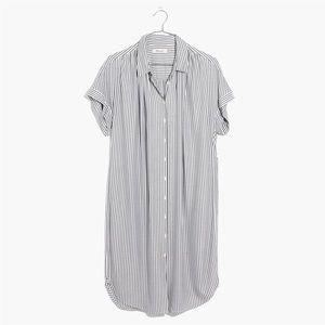 Madewell Central Shirtdress in Stripe